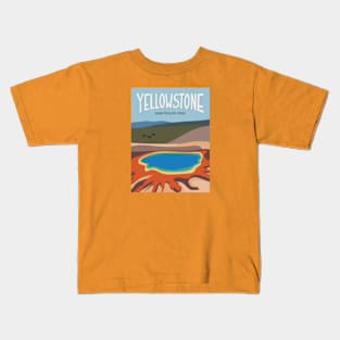 Grand Prismatic Spring, Yellowstone National Park, Wyoming, USA Kids T-Shirt